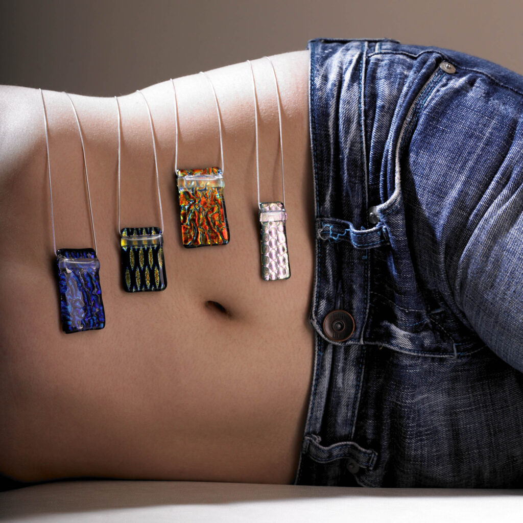 Natasha Duddy Fused Glass Pendants