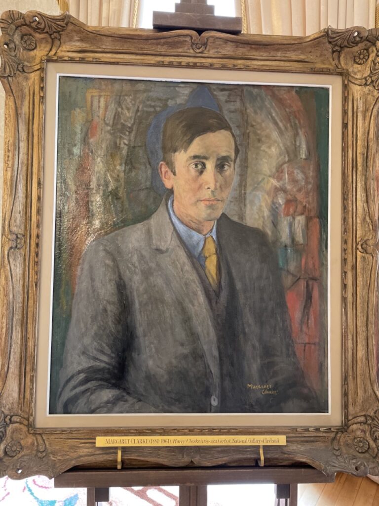 ‘Portrait of Harry Clarke (1889-1931)’ by Margaret Clarke