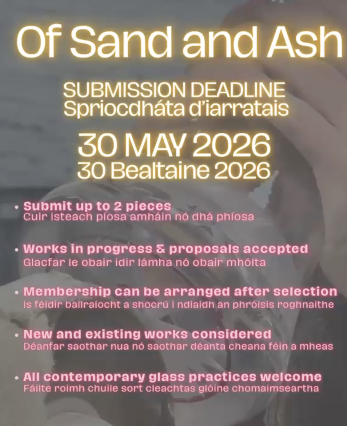 Last Call for the Sand and Ash Exhibition!